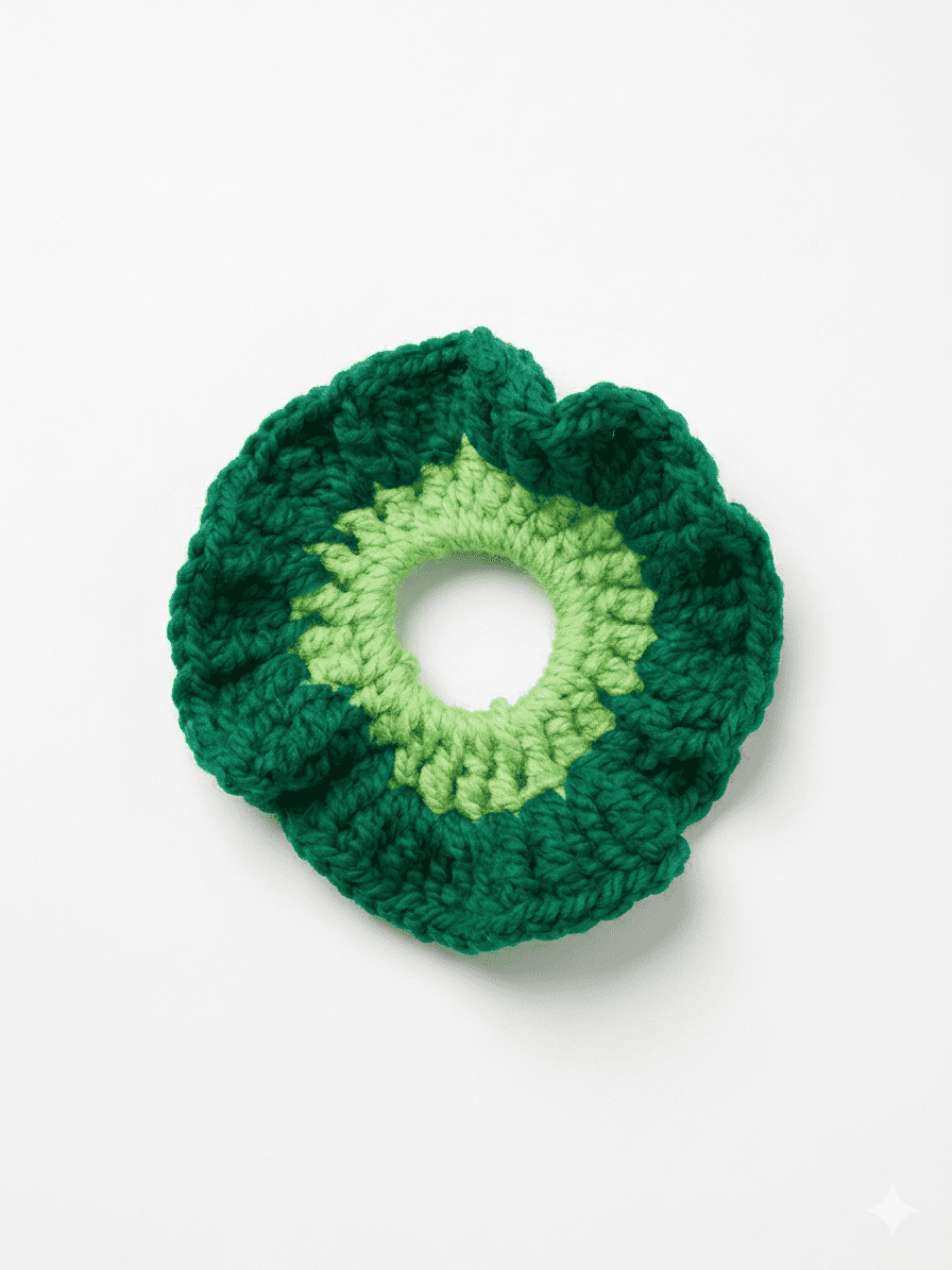 Scrunchie de Crochet