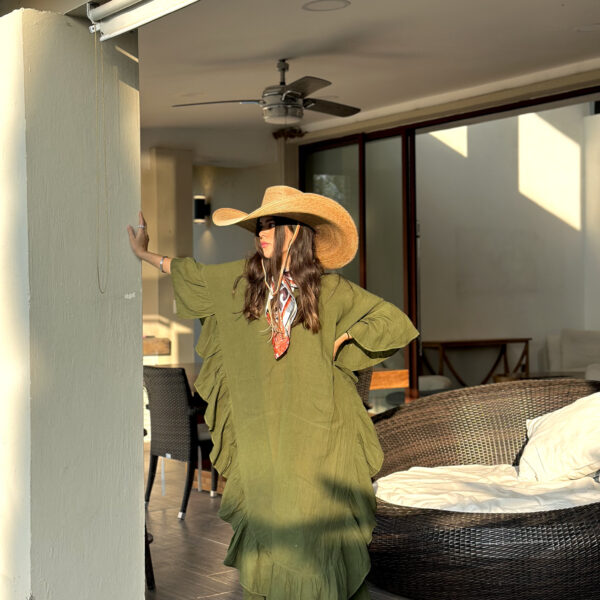 Vestido Himalaya Verde Militar