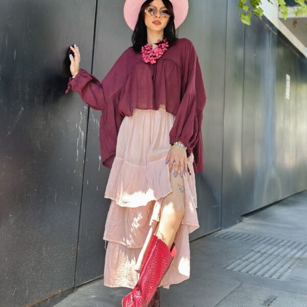 Falda Mar baby pink