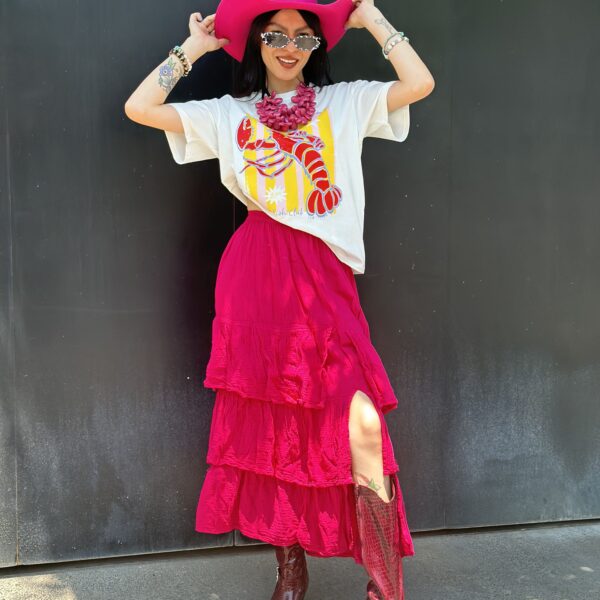 Falda Mar Fucsia