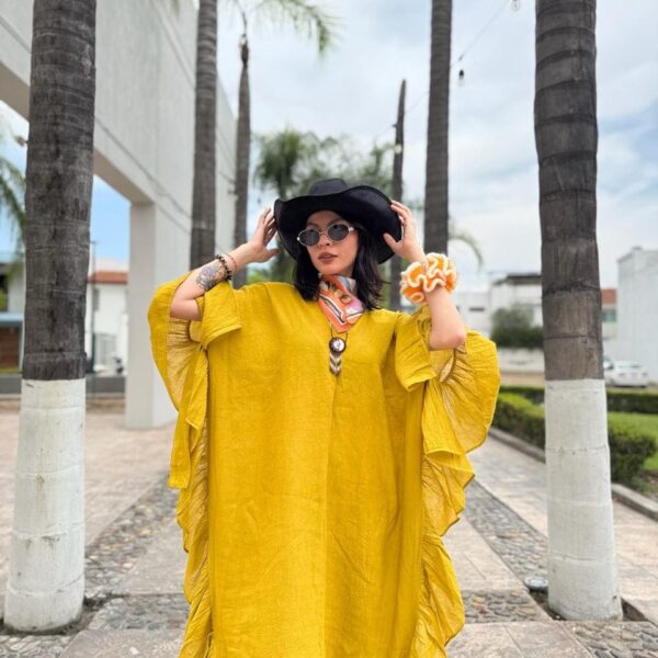 Vestido Himalaya Mostaza