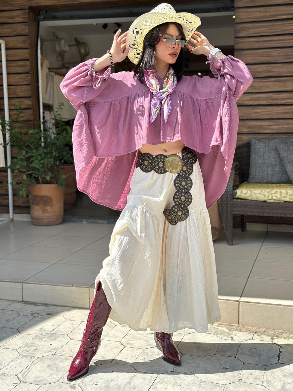 Blusa Luciérnaga Malva - Imagen 3