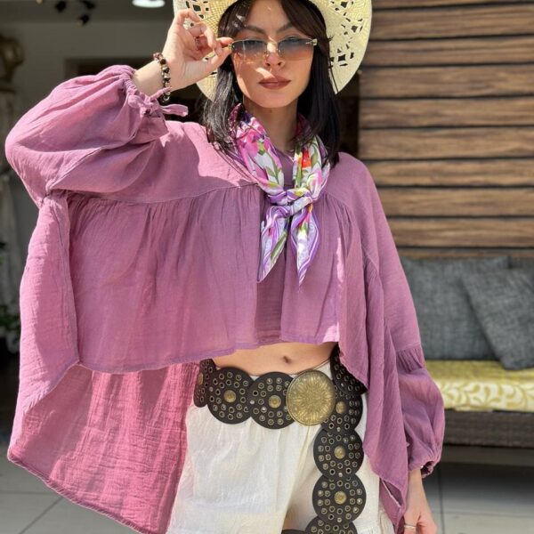 Blusa Luciérnaga Malva