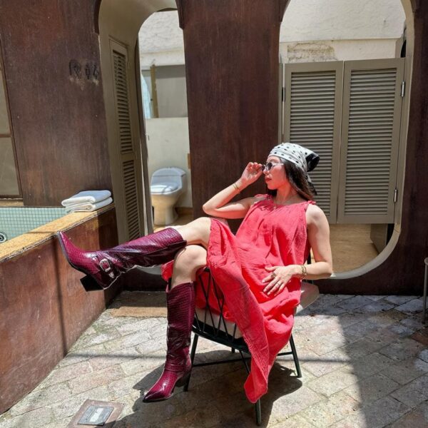 Vestido Grecia Coral