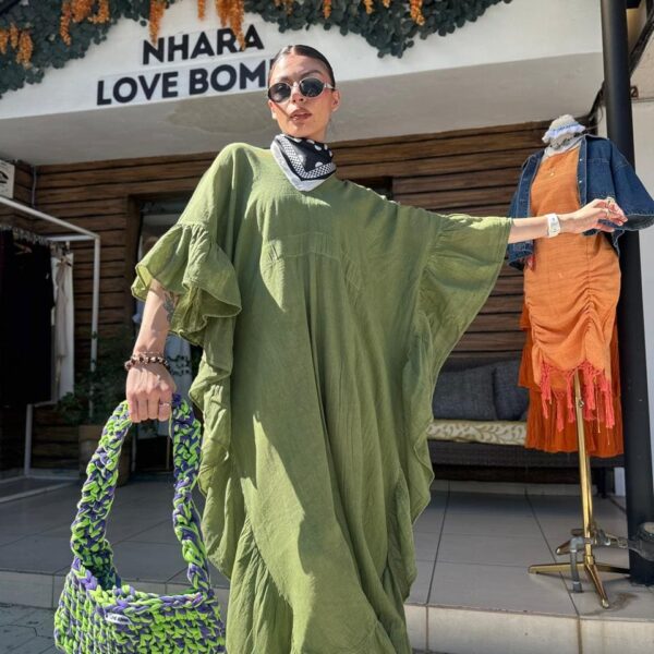 Vestido Himalaya Verde Seco