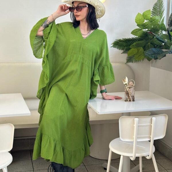 Vestido Himalaya Verde Manzana