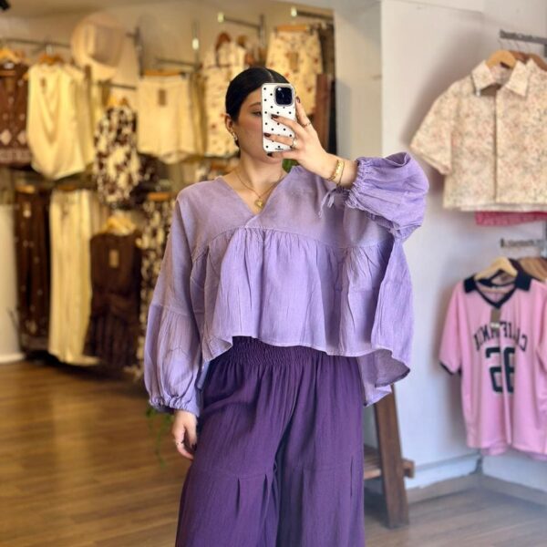 Blusa Luciérnaga Lila