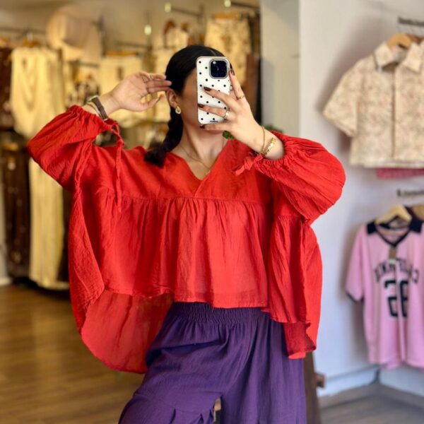 Blusa Luciérnaga Roja