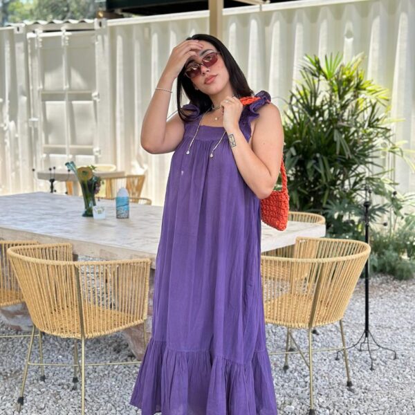 Vestido Maia Morado