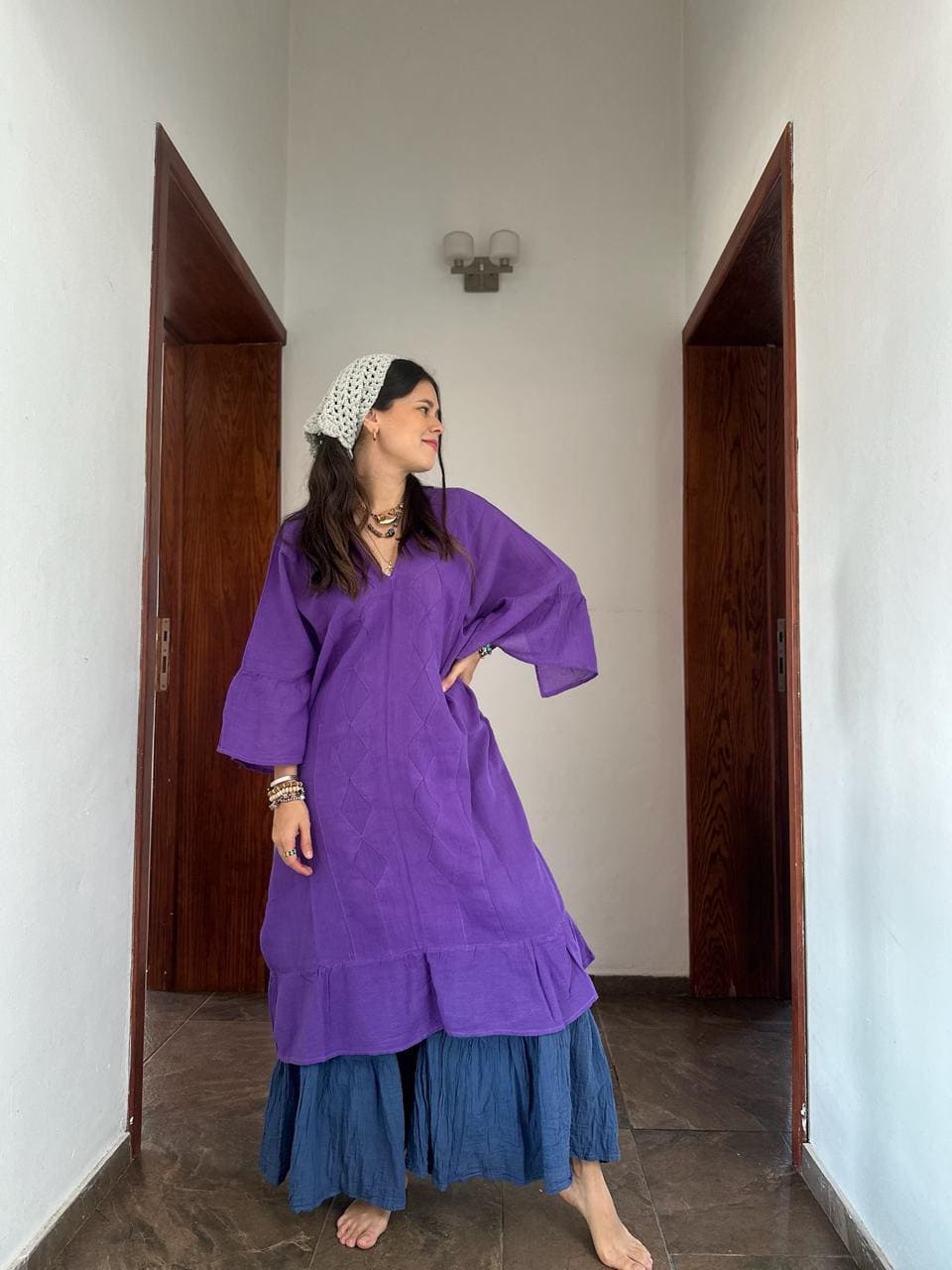Vestido María Morado - Imagen 3
