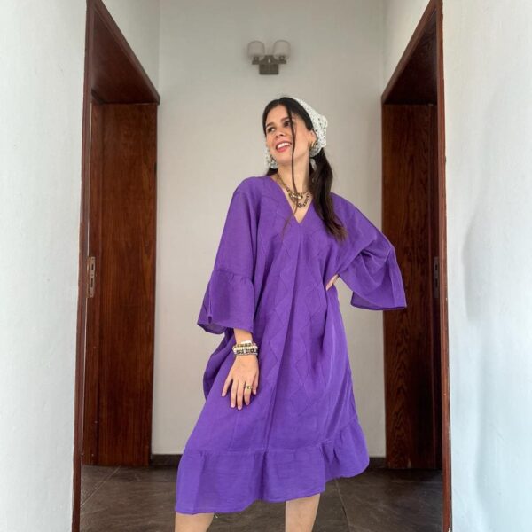 Vestido María Morado