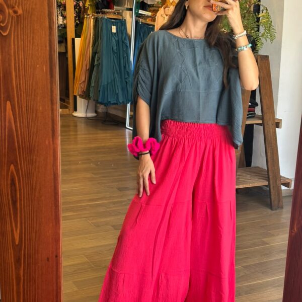 Blusa Arrecife Azul Petroleo