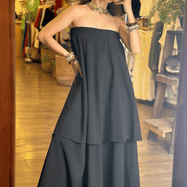 Vestido Hali Negro