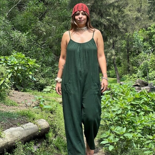 overol ambar dark green