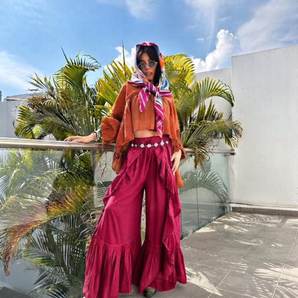 Pantalon Calypso Rosa Magenta