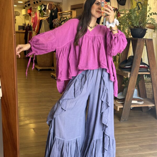 Pantalon Calypso Morado claro