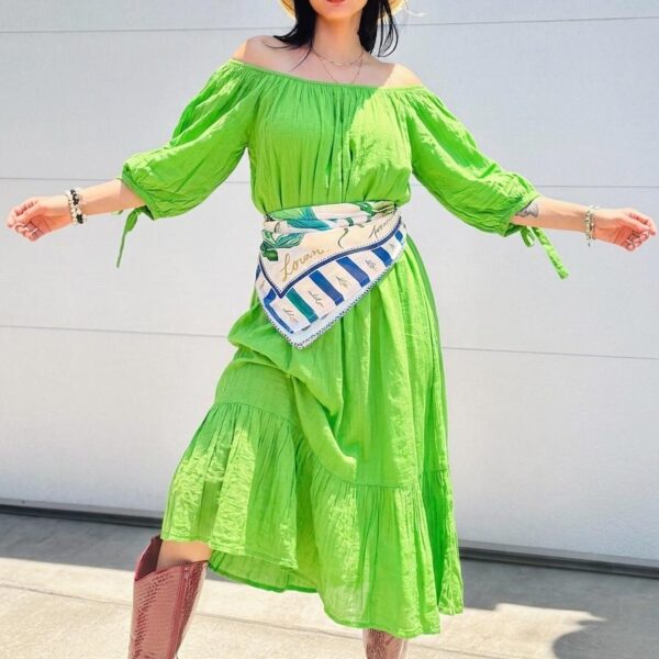 Vestido Afrodita Verde
