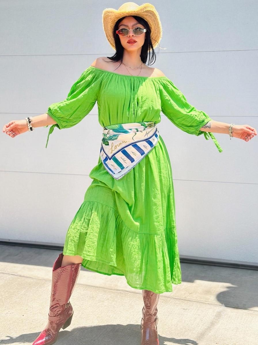 Vestido Afrodita Verde