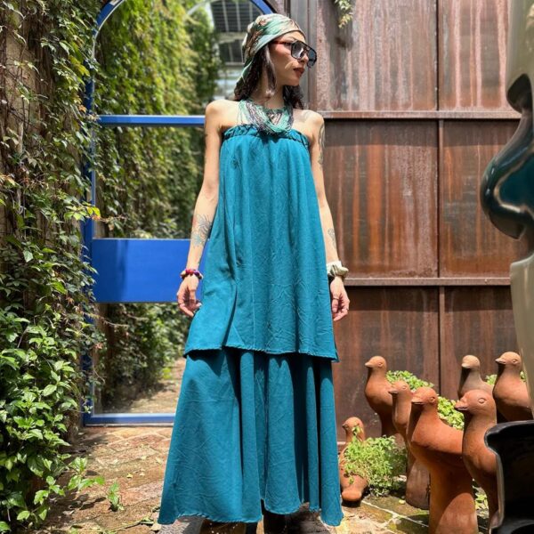 Vestido Hali Teal
