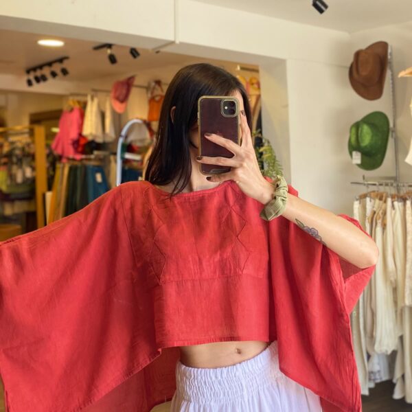 Blusa Arrecife Bermellon