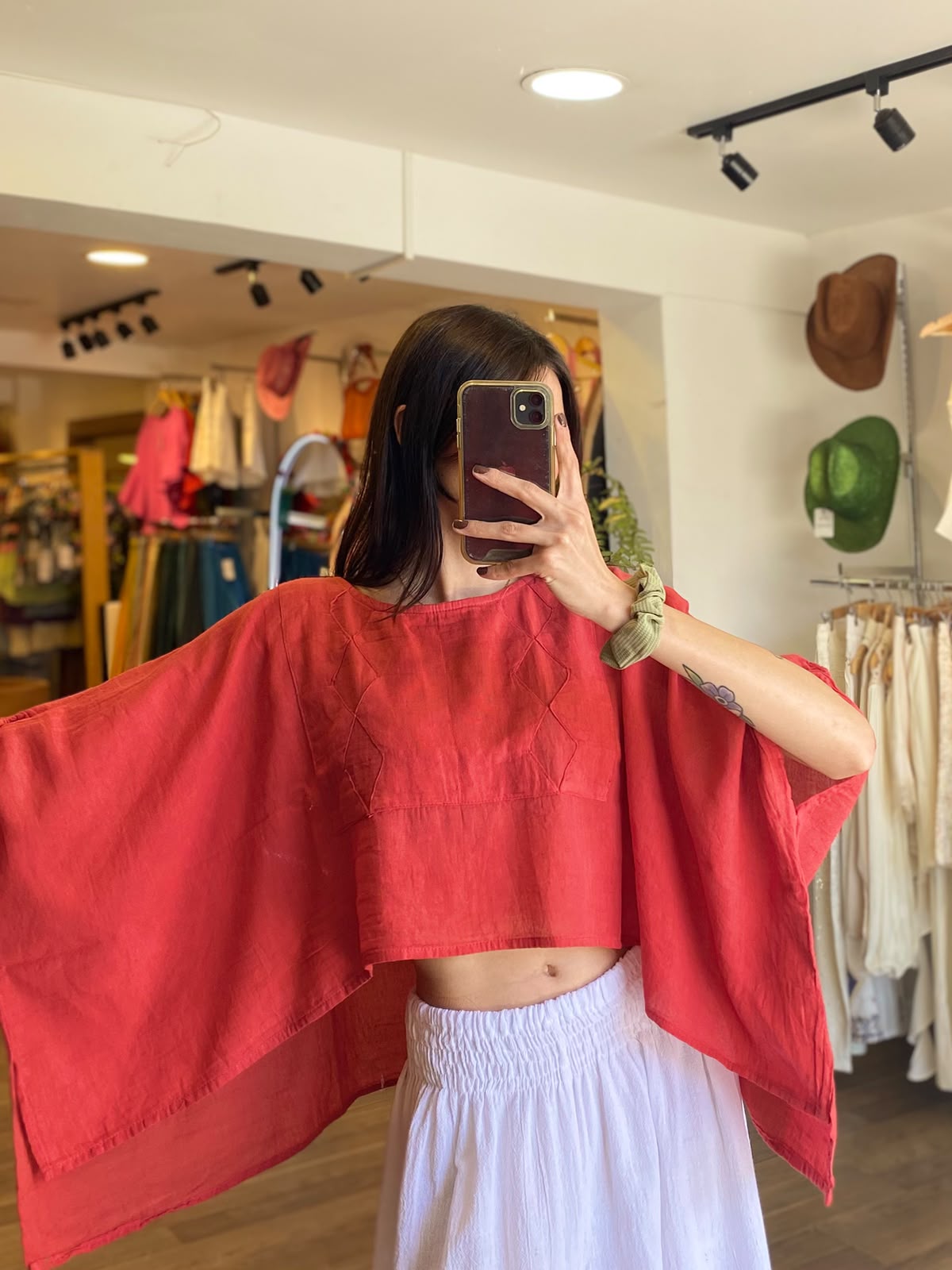 Blusa Arrecife Bermellon