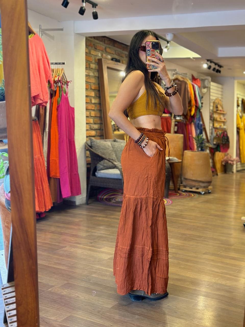 Pantalon Sienna Ladrillo - Imagen 3