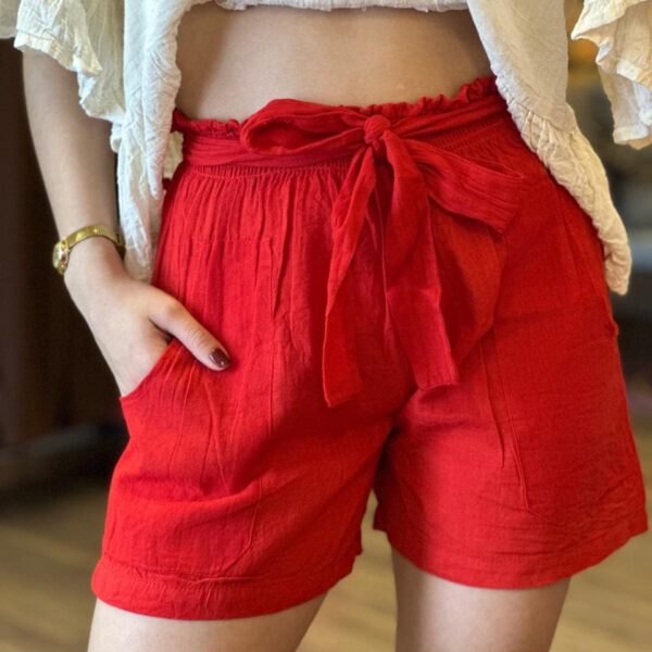 Short Amara Rojo