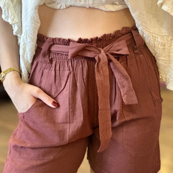 Short Amara Marron Oxido