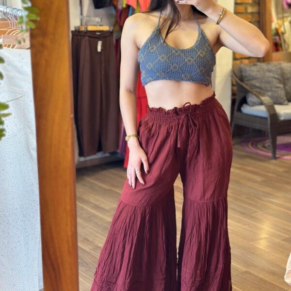 Pantalon Sienna Borgoña