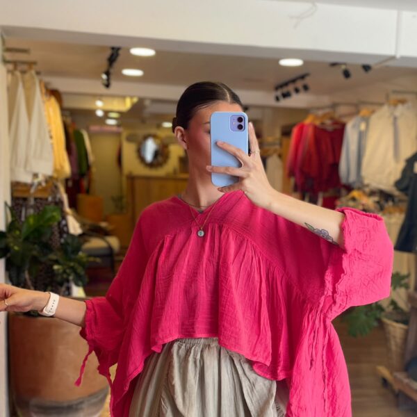 Blusa Luciérnaga Rosa Fresa