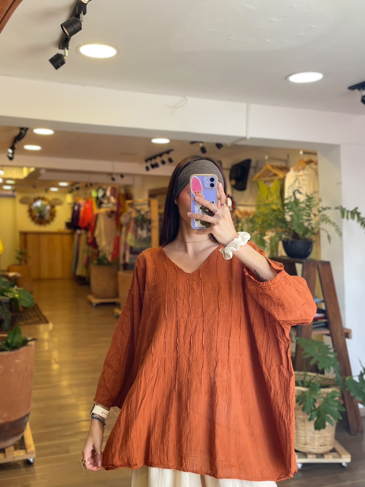 Blusa Perla Ladrillo