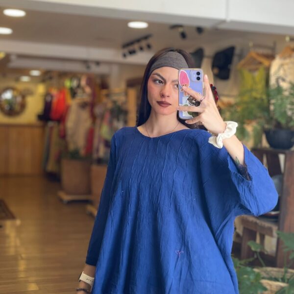 Blusa Perla Azul Rey