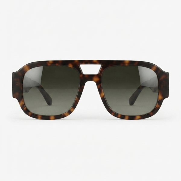 Lentes Negros Cuadrados Rectos Print
