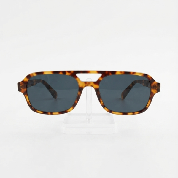 Lentes Cafes Cuadrados Rectos Print