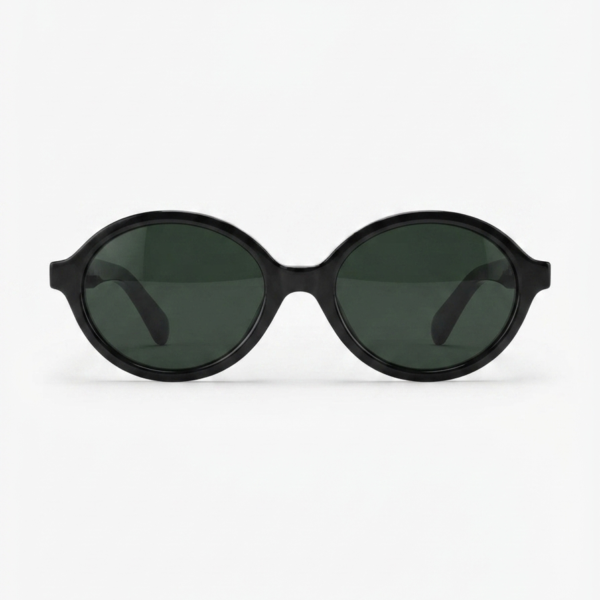 Lentes Negros Ovalados