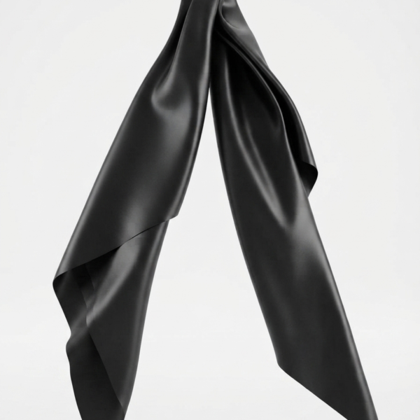 Bandana Satin Negra Grande