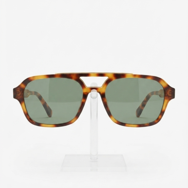 Lentes Verdes Cuadrados Rectos Print