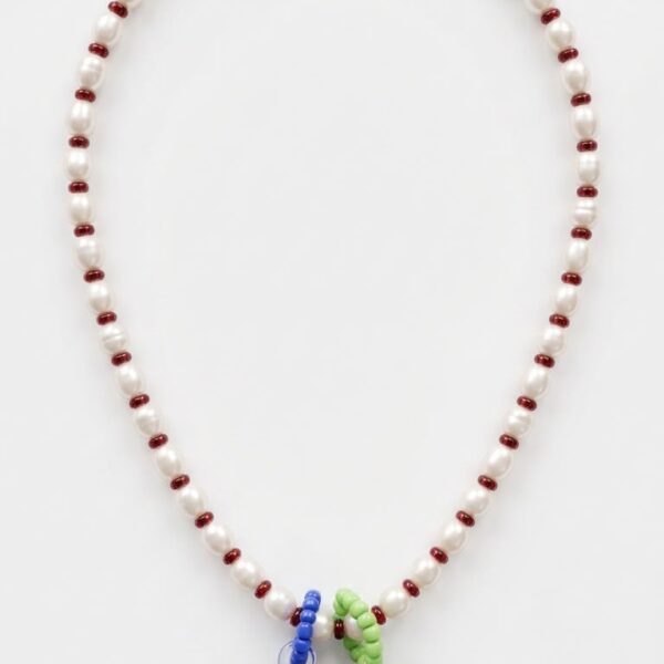 Collar perlas con pececito