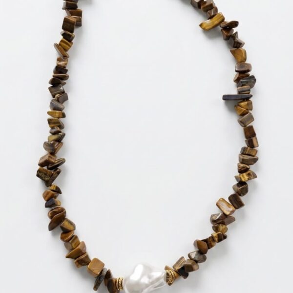 Collar cafe dije perla