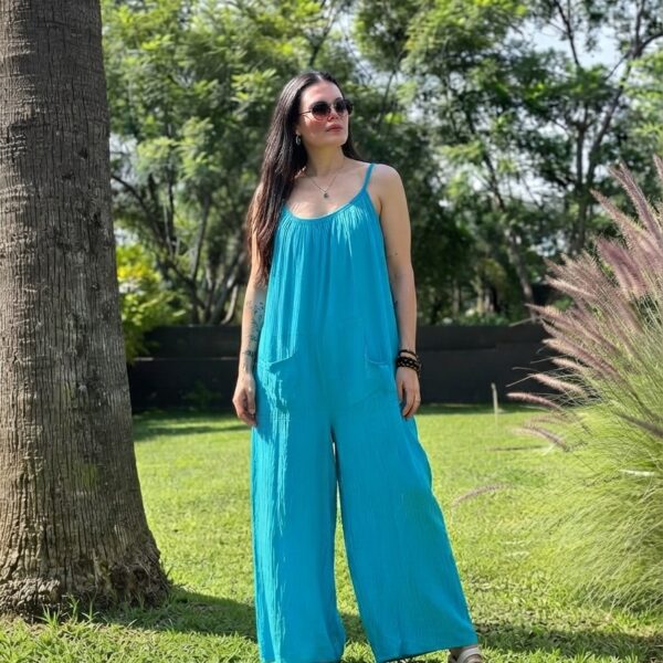 Overol Ambar Azul Turquesa