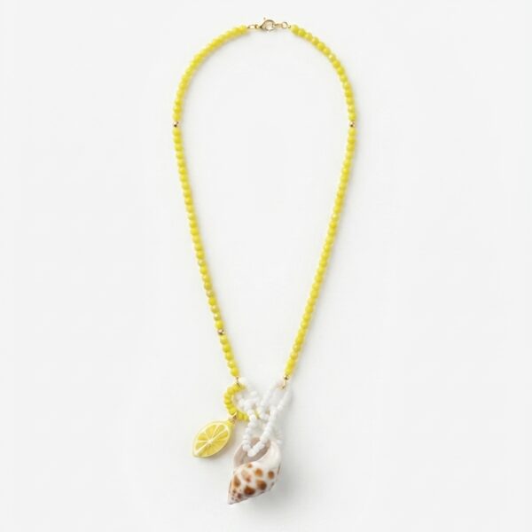 Collar Amarillo Concha