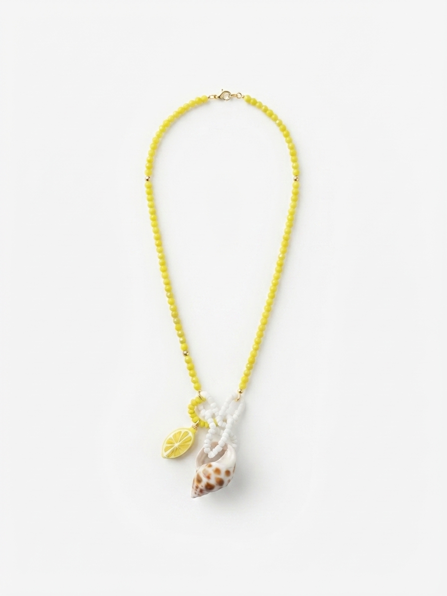 Collar Amarillo Concha