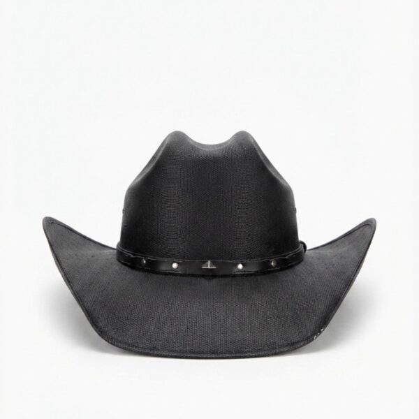 Sombrero Negro Vaquero Lona