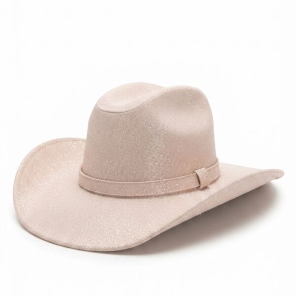Sombrero Cremita con brillos