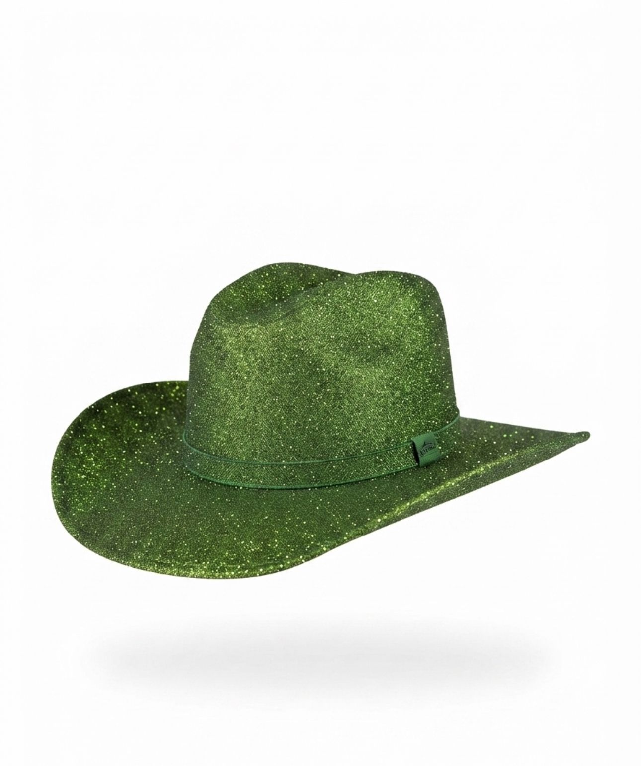 Sombrero Verde de brillos