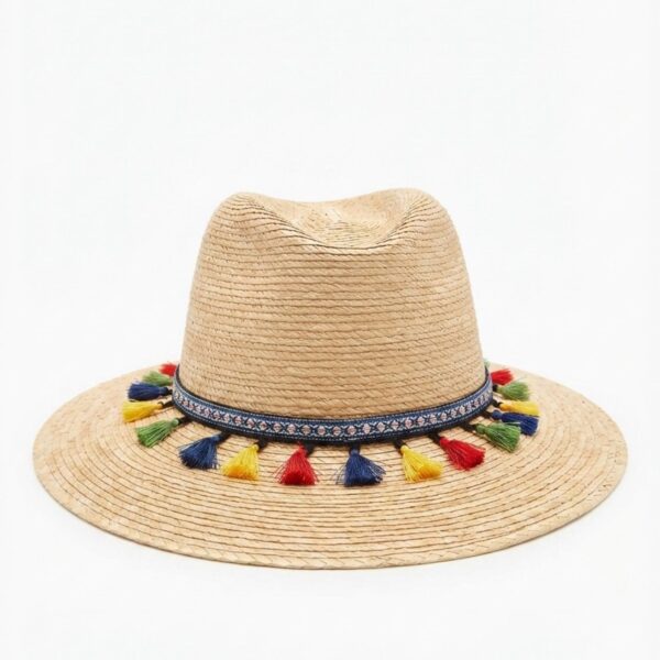 Sombrero Yute con Colores