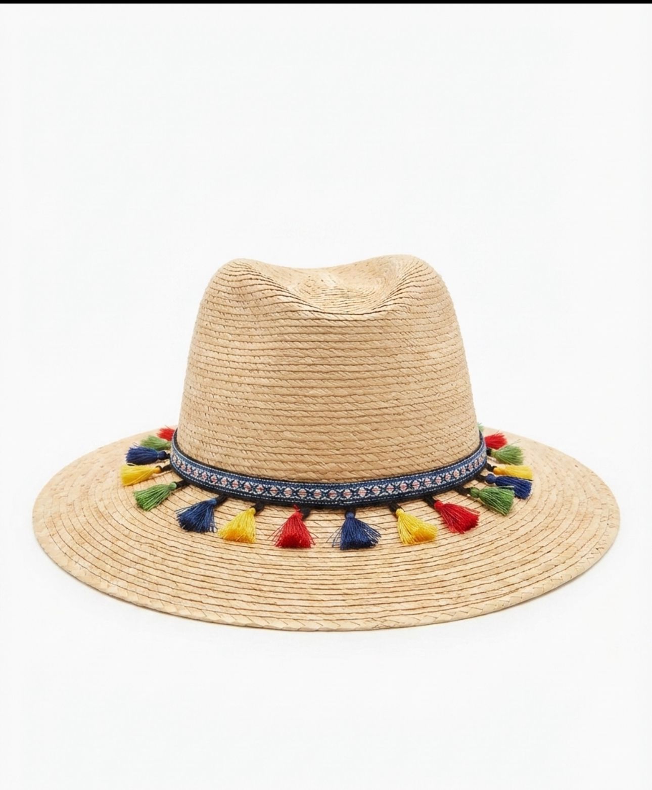 Sombrero Yute con Colores