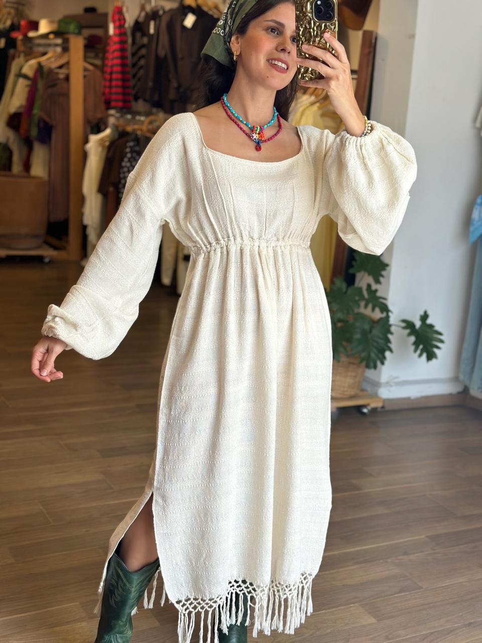 Vestido Enea Crudo - Imagen 2