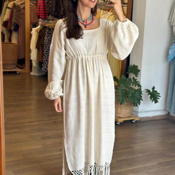 Vestido Enea Crudo