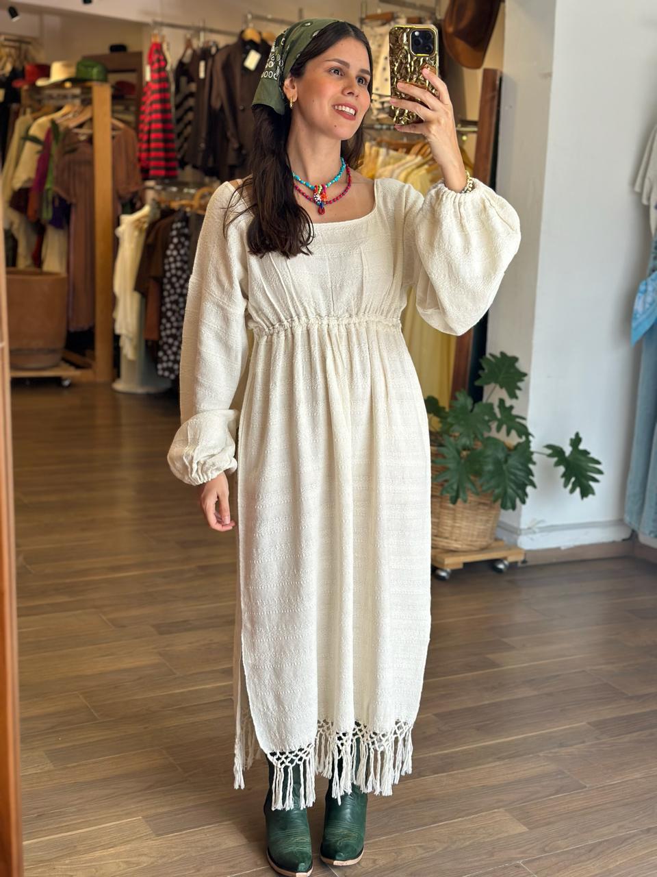 Vestido Enea Crudo